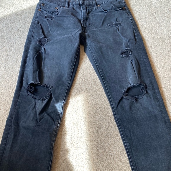 Black Ripped Jeans - Picture 3 of 4